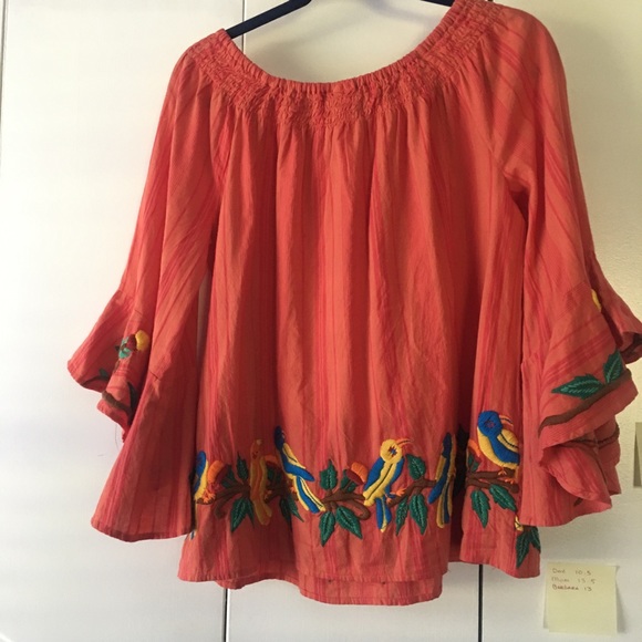 Ivy Jane Bird Peasant Blouse - Picture 8 of 9